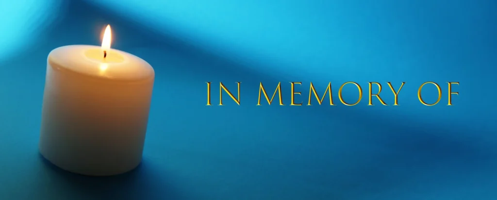 Candle-on-blue-background