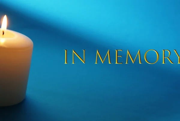 Candle-on-blue-background